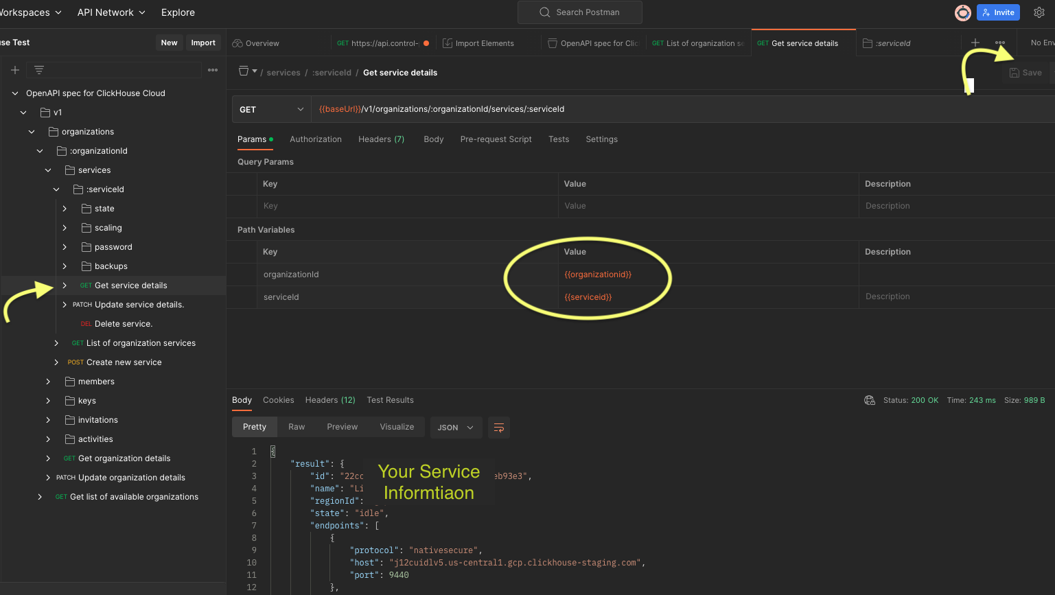 List of services - Zoomed