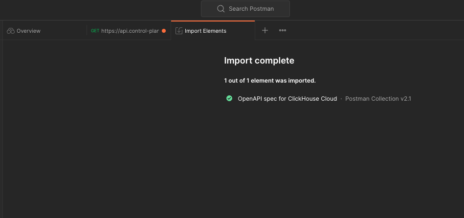 Import your API - Zoomed